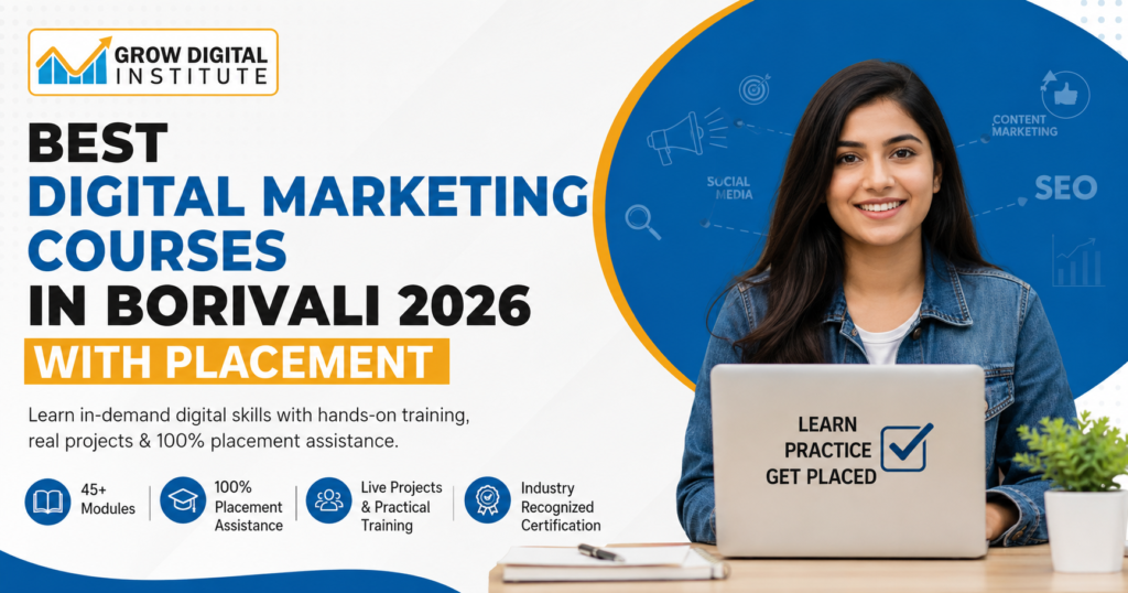 Best Digital Marketing Courses in Borivali 2026 with Placement